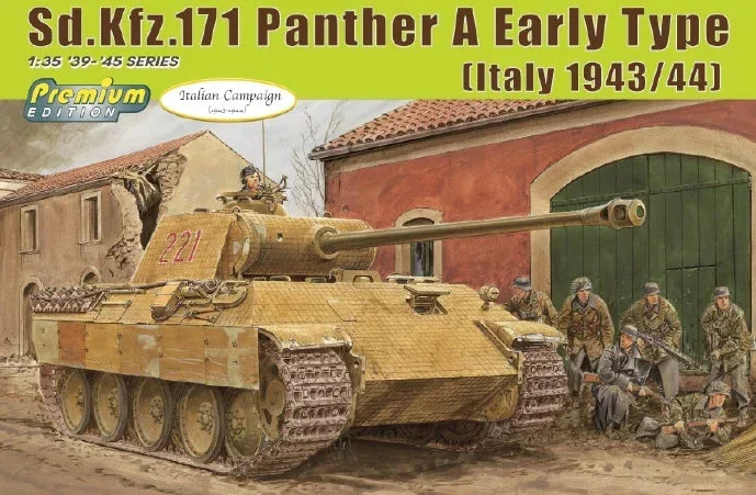 1/35 Dragon Model Sd.Kfz.171 Panther A Early Type (Italy 1943/44) 6920 - Dragon Models