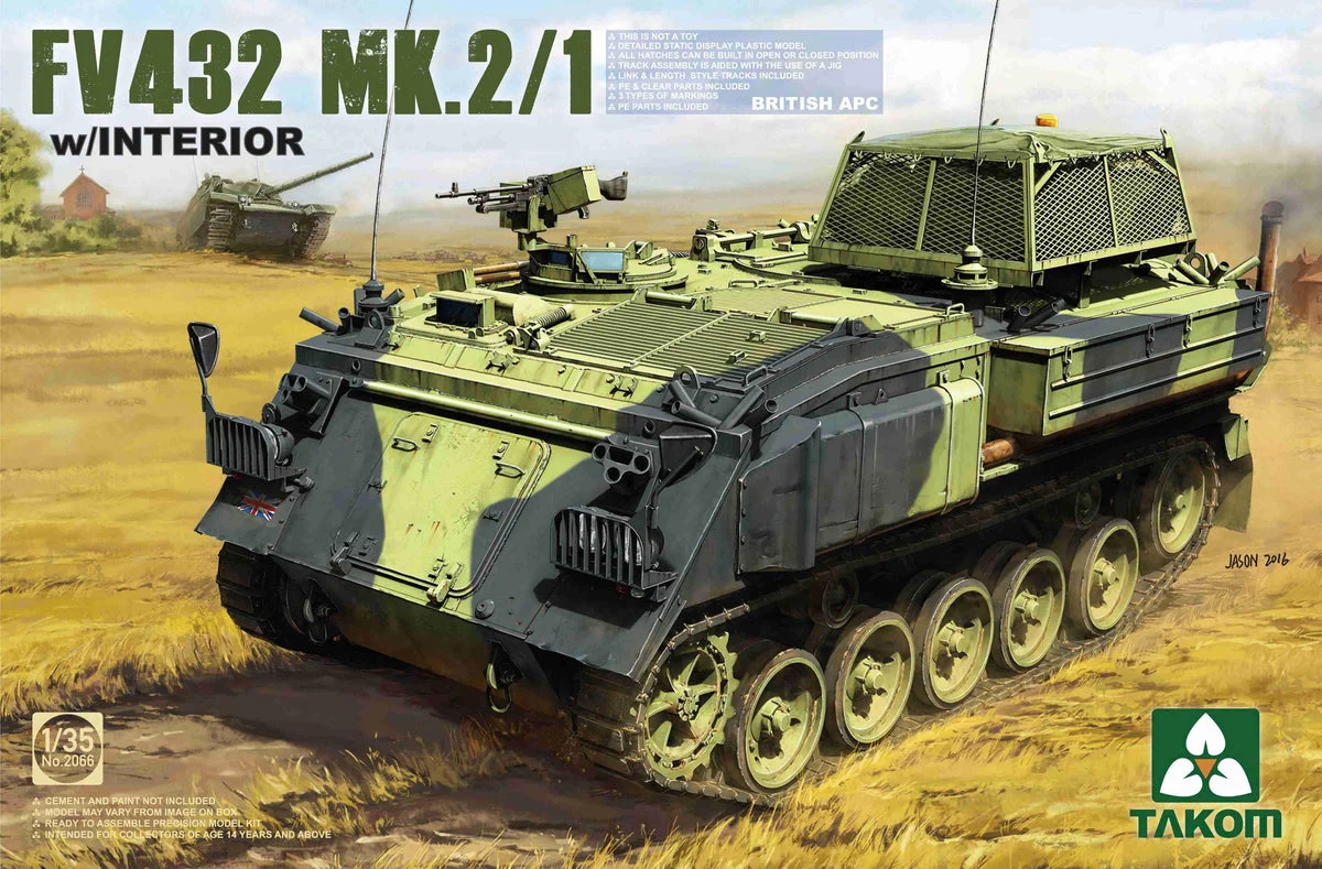 1/35 Takom British APC FV432 Mk.2/1 w/Interior 2066 - Takom Models