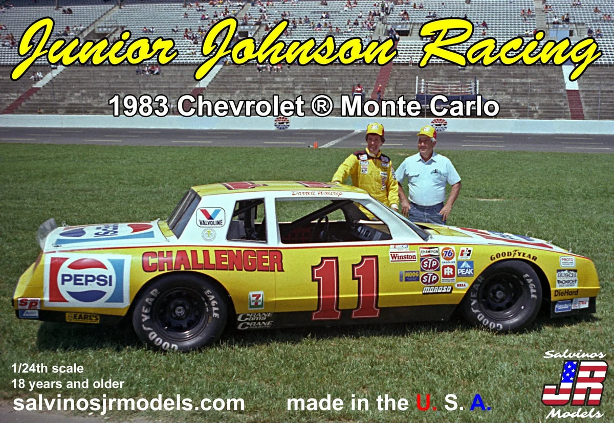 1/24 Salvino Junior Johnson Racing 1983 Monte Carlo Driven by Darrell Waltrip 31247 - Salvino JR Models