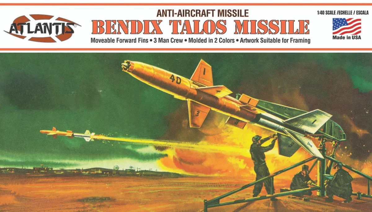 1/40 Atlantis Models US Bendix Talos Anti-Aircraft Missile 1808