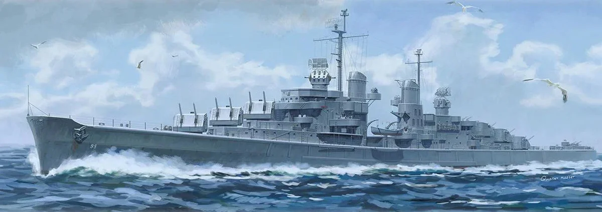 1/700 Vee Hobby USS Oakland CL-95 (Deluxe Edition) 7013E