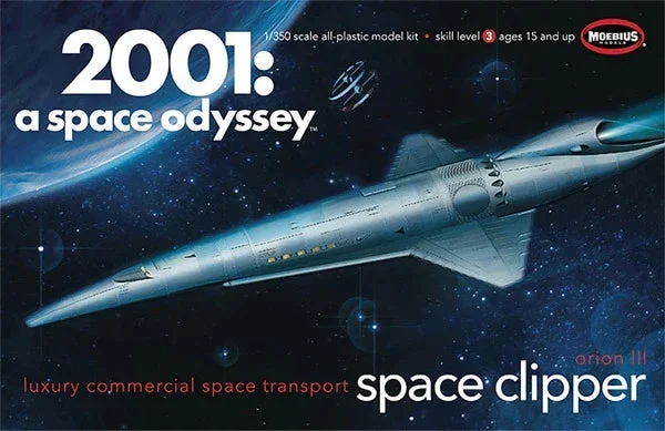 1/350 Moebius 2001: A Space Odyssey Space Clipper Orion III 2001-12