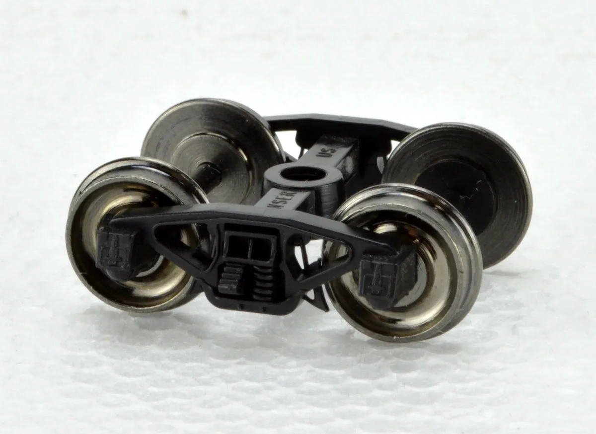 HO Bowser PRR Coil Semi Elliptical Freight Truck w/Metal Wheels (Pair) 40194