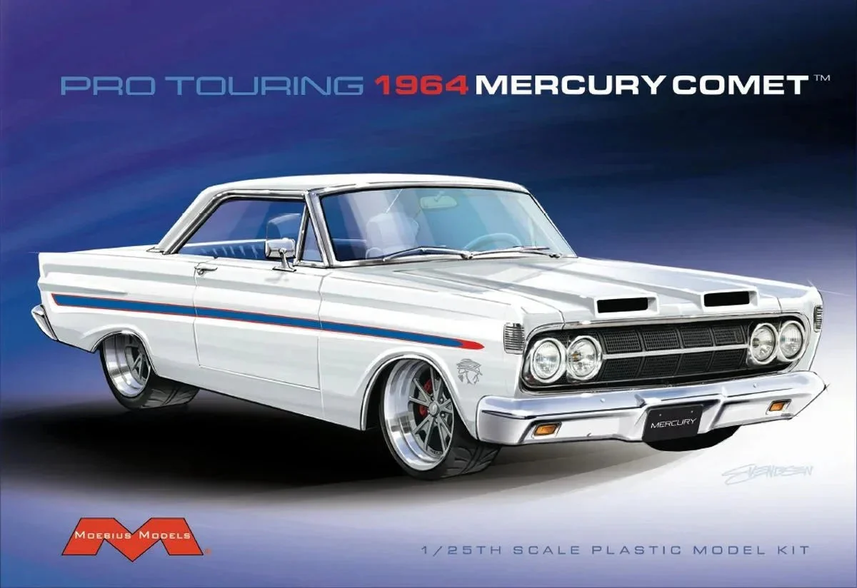 1/25 Moebius Pro Touring 1964 Mercury Comet 2751 - Moebius Model