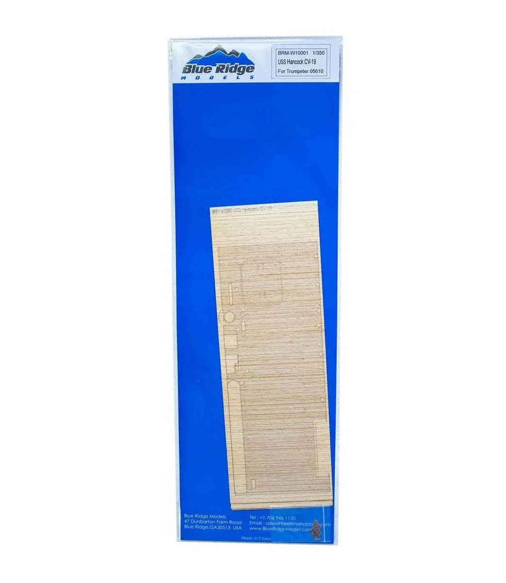 1/350 Blue Ridge Models USS Hancock Wood Deck (for Trumpeter Kit) W10001
