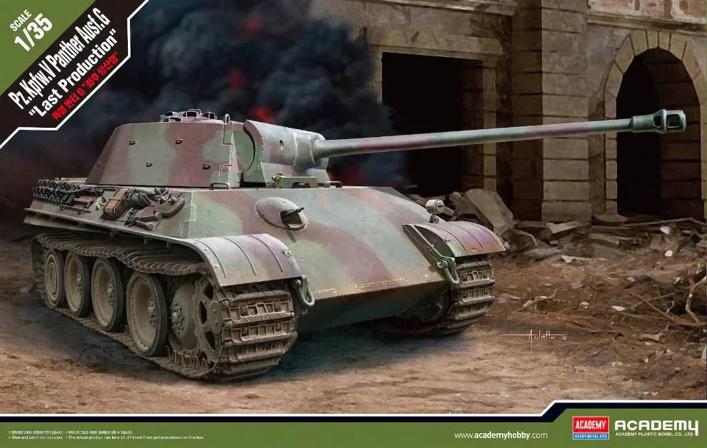 1/35 Academy Pz.Kpfw.V Panther Ausf.G "Last Production" 13523 - Academy Models