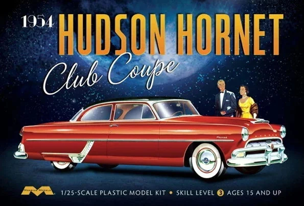 1/25 Moebius 1954 Hudson Hornet Club Coupe 1213 - Moebius Model