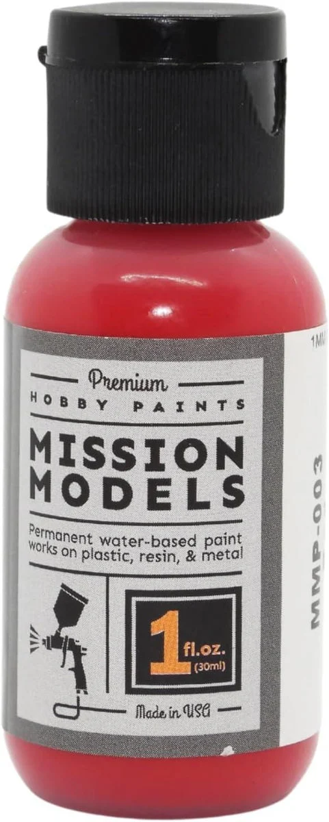 Mission Models Red Acrylic Paint (1 oz.) MMP003 - Mission Model Paint