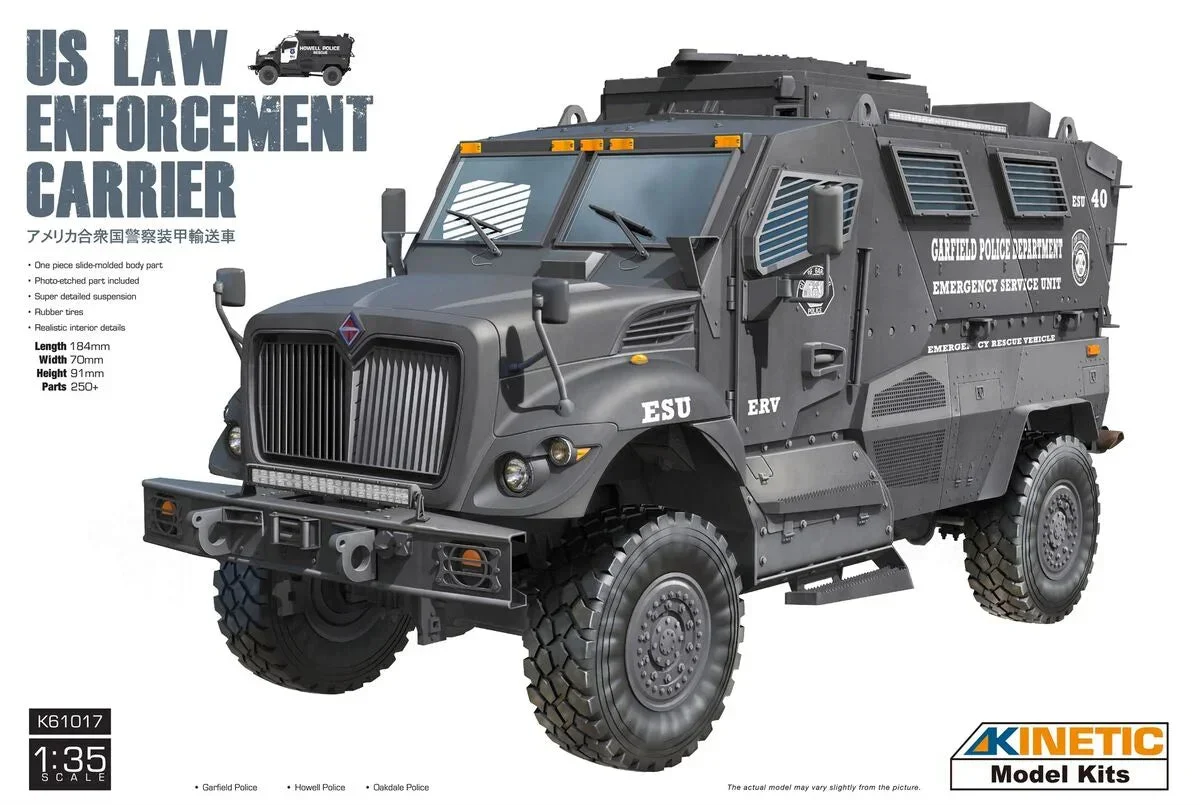 1/35 Kinetic US Law Enforcement Carrier 61017