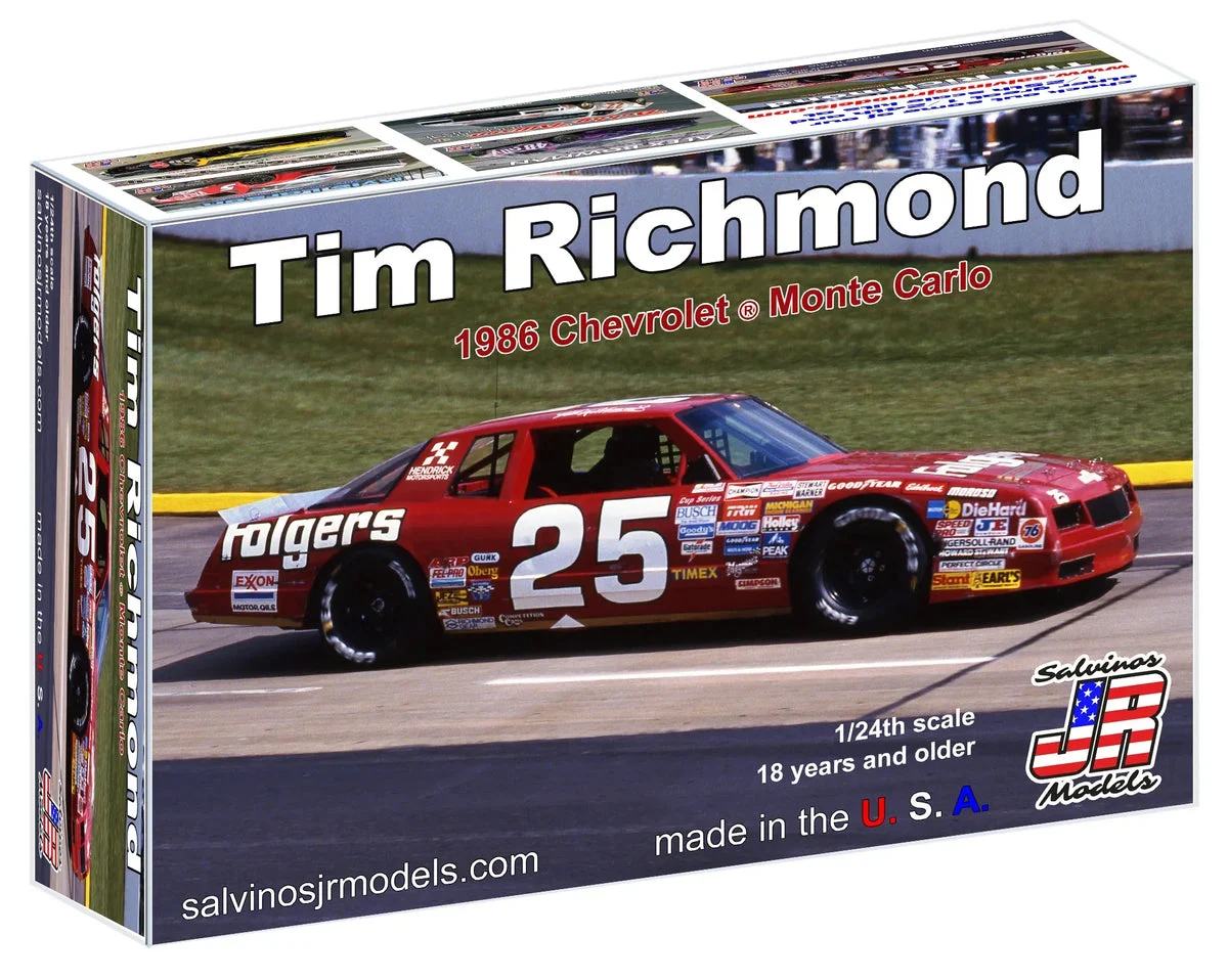 1/24 Salvino Tim Richmond 1986 Folgers Hendrick Motorsports Chevrolet Monte Carlo 31611 - Salvino JR Models
