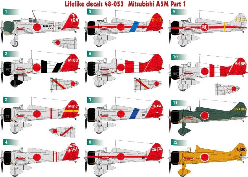 1/48 Lifelike Decals Claude p-1 48-053