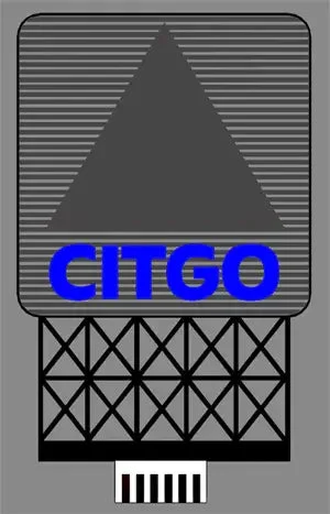 N/HO Miller Engineering Small Citgo Billboard 8782
