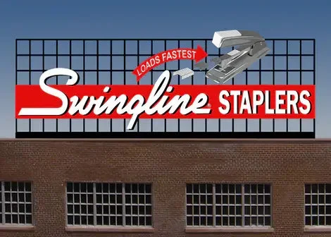 O/HO Miller Engineering Large Swingline Staplers Billboard 88-3401