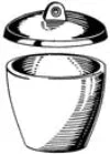 Perfect Parts Crucible W/ Lid 15mm - 606