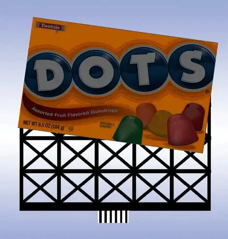 O/HO Miller Engineering Large Dotts Billboard 88-7001