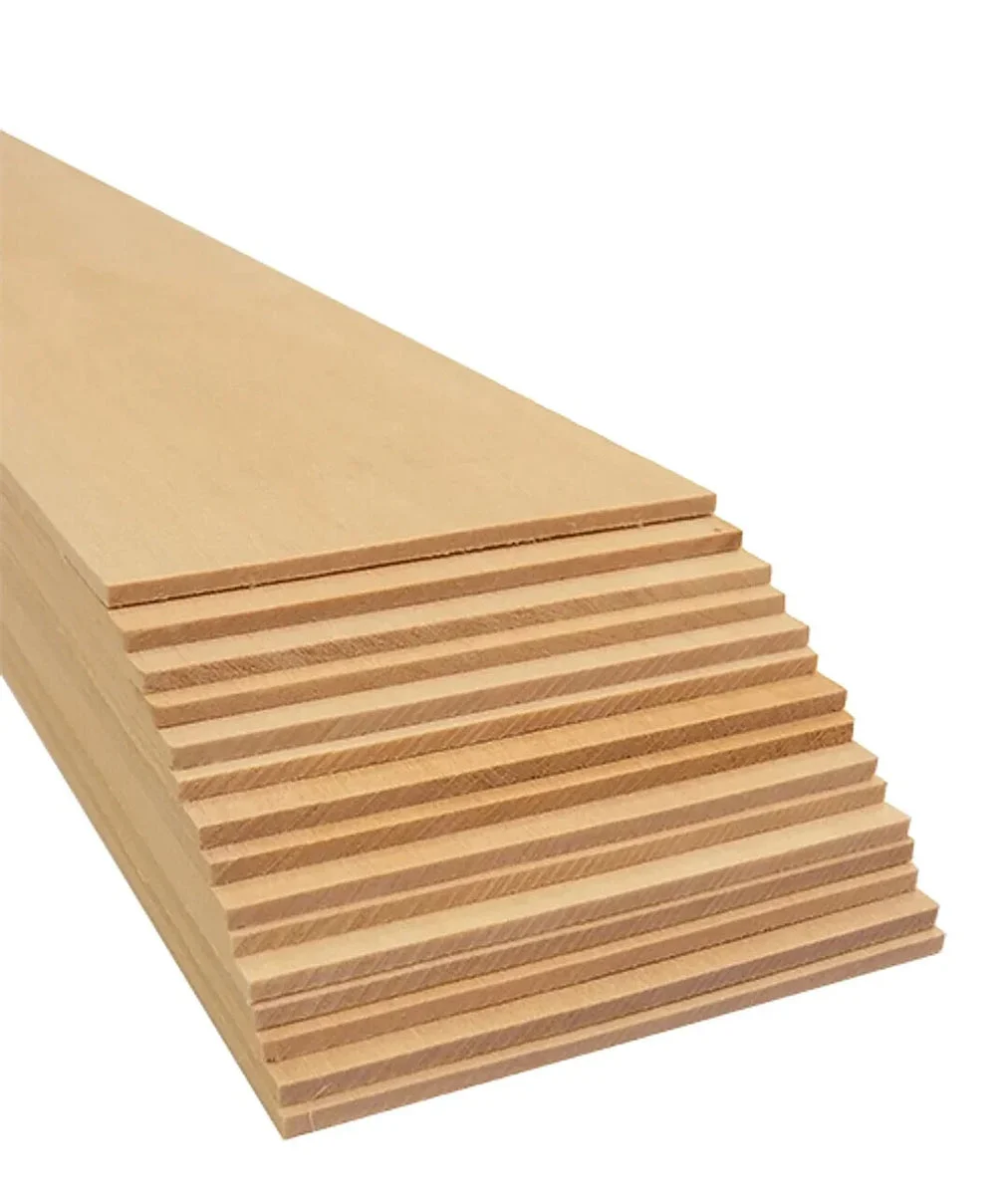 Bud Nosen Basswood Sheet 3/16" x 2" x 24" (10/pkg) 3362