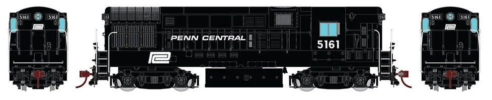 HO Rapido H16-44 (DC/Silent): Penn Central: #5163 - 044018