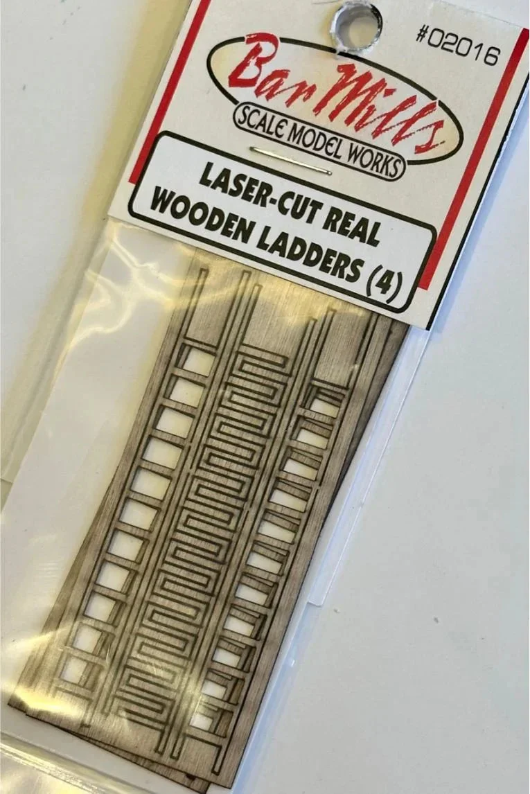 HO Bar Mills Wooden Ladders 2016 - Bar Mills Models