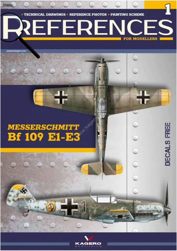 Kagero Publishing Messerschmitt Bf 109 E1-E3 Book 25001