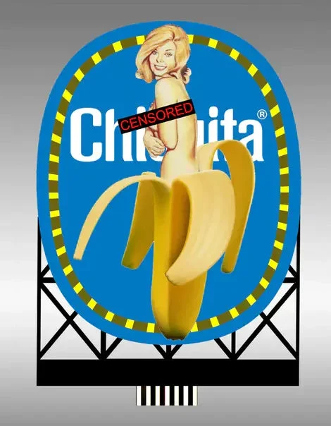 N/HO Miller Engineering Small Chiquita Brands International Billboard 44-3602