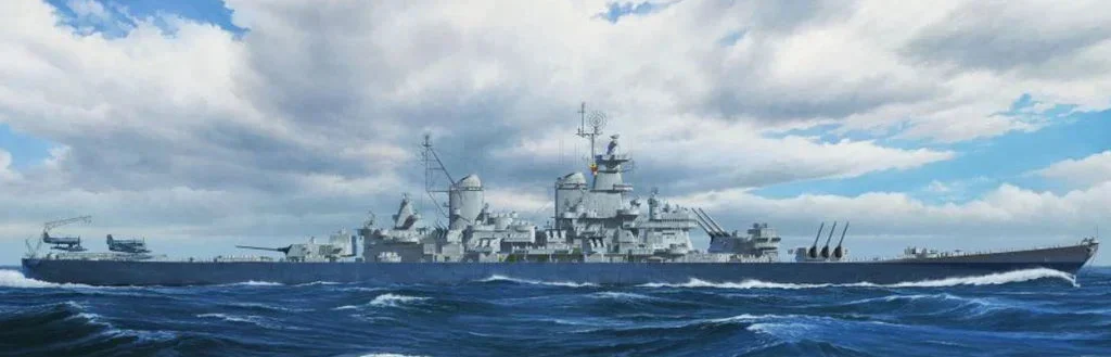 1/700 Vee Hobby USS New Jersey BB-62 1945 (Deluxe Edition) 7002E