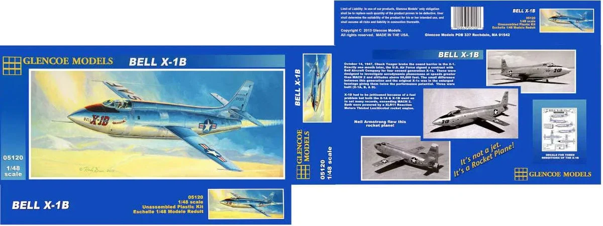 1/48 Glencoe Bell X-1B 05120