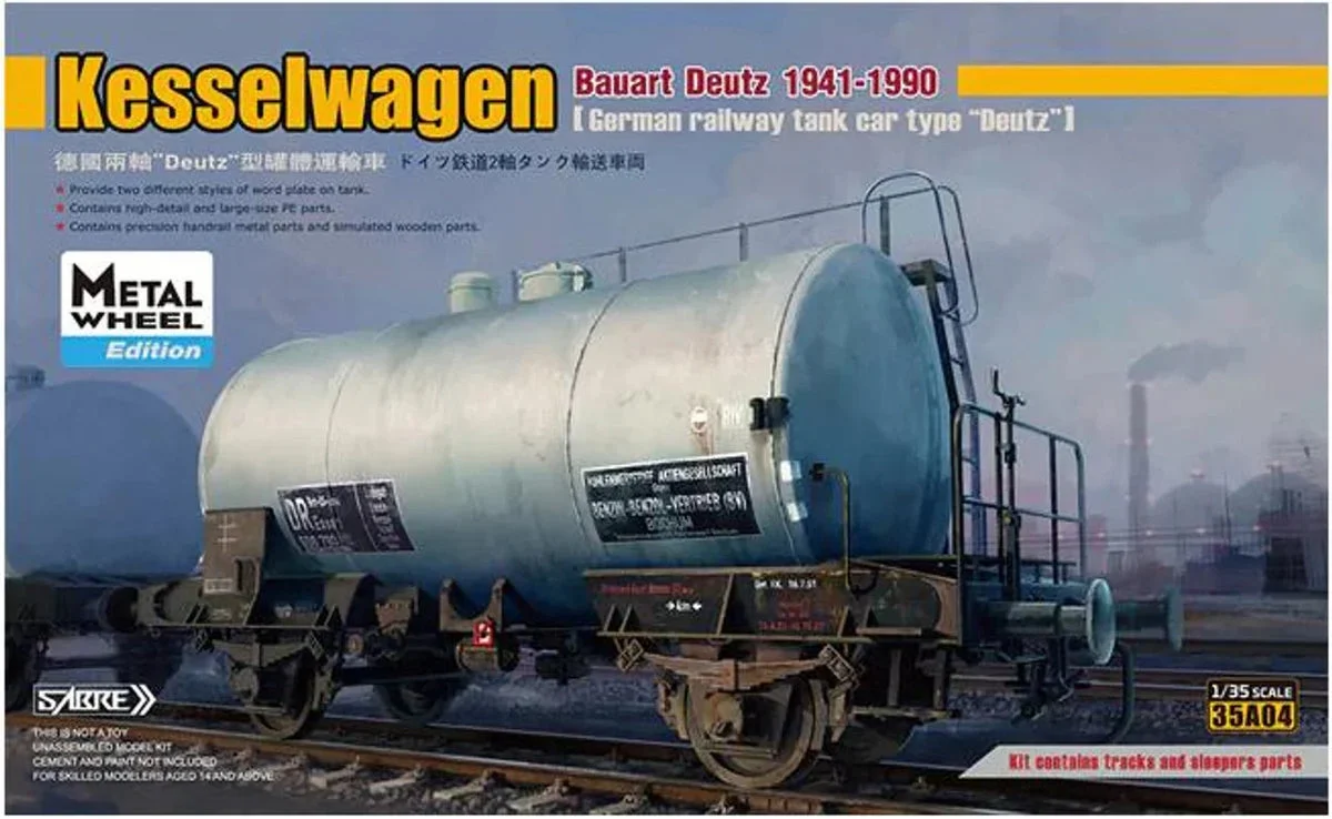1/35 Sabre Model German Railway Kesselwagen Bauart Deutz 35A04-MW