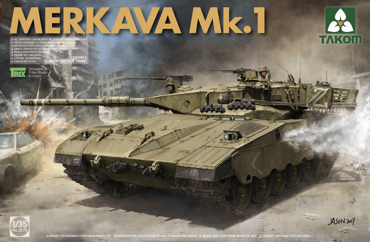 1/35 Takom Merkava Mk.1 Tank 2078 - Takom Models