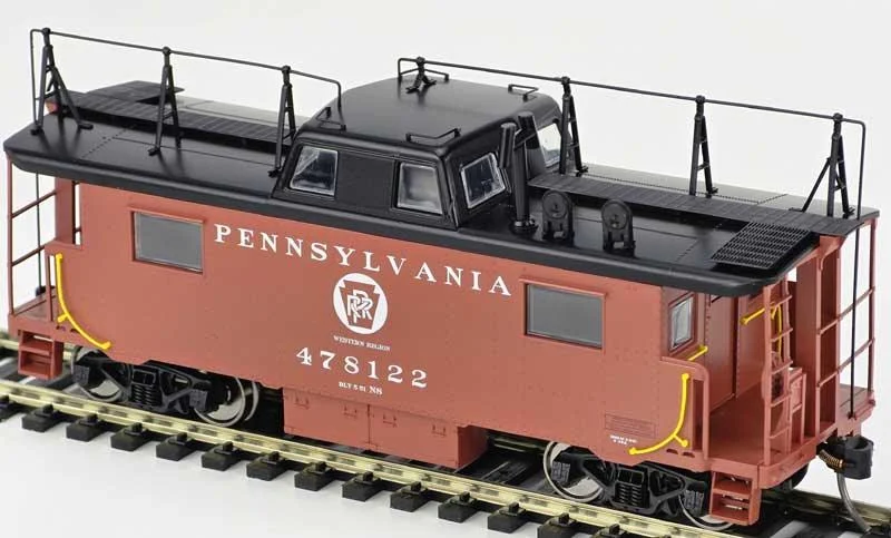 HO Bowser N8 Caboose PRR Circle Keystone Western Region w/Trainphone Road #478142 - 43413