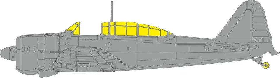 1/48 Eduard A6M2-K TFace MASK for EDUARD kit EX1112
