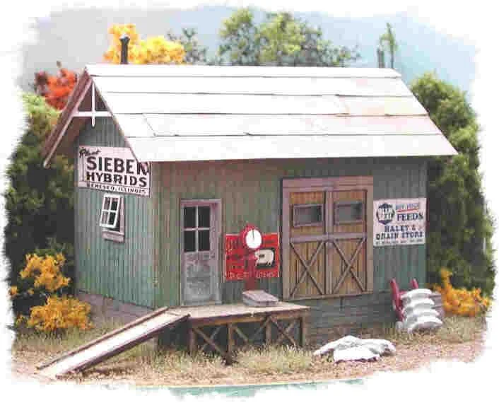 HO Bar Mills H.J. Simpson Feed & Seed Kit 742 - Bar Mills Models