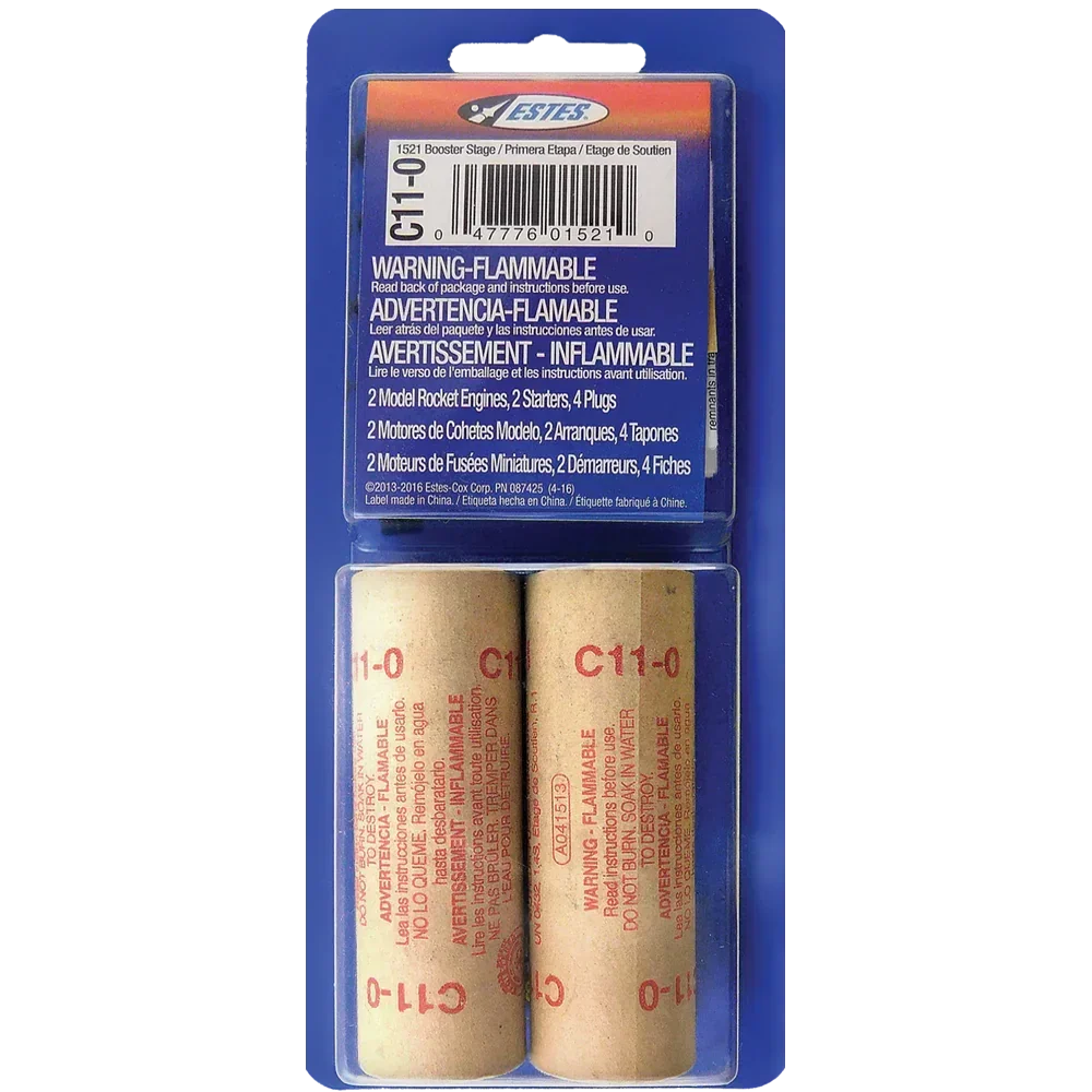 Estes Rockets C11-0 Engines 1521