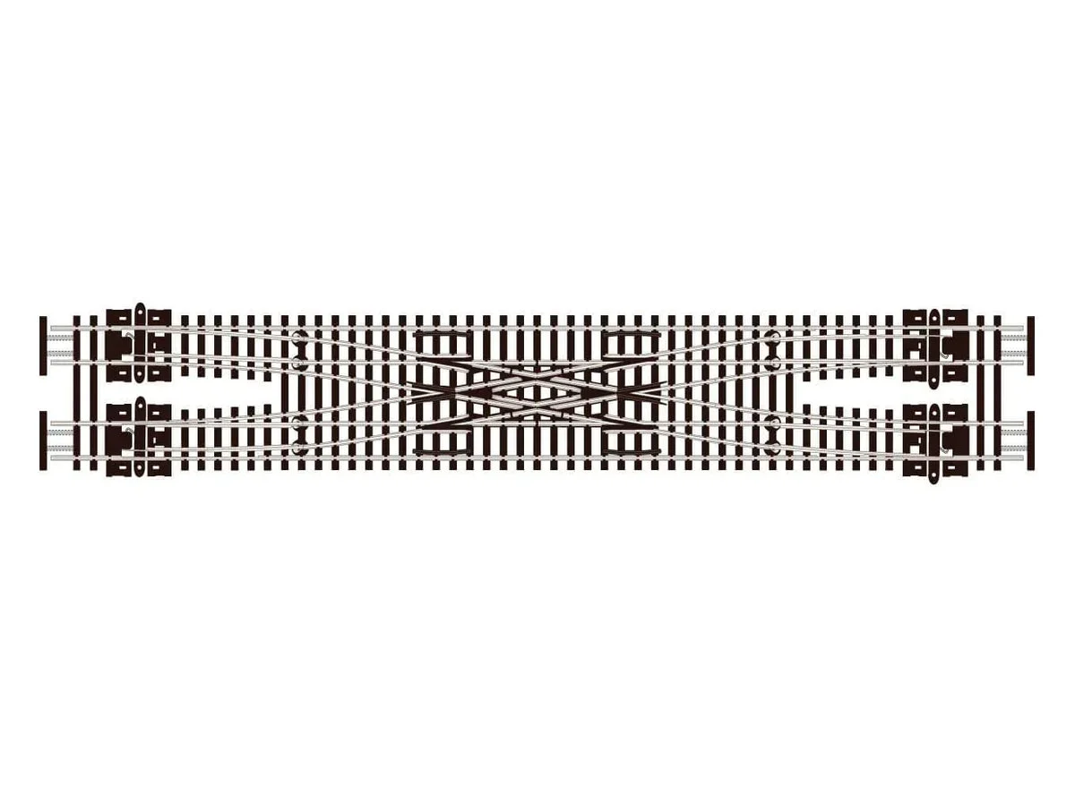 N Scale Peco SL-E383F Scissors Crossing Medium Radius 6900