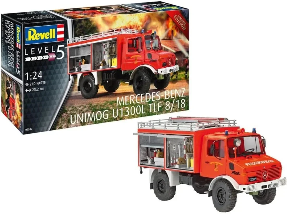 1/24 Revell Germany Mercedes-Benz Unimog U 1300 TLF 8/18 07512