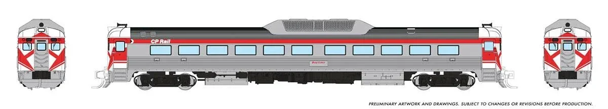 N Rapido Budd RDC-1 (Ph 2) (DC/DCC/Sound): CP Rail - Action Red 516507