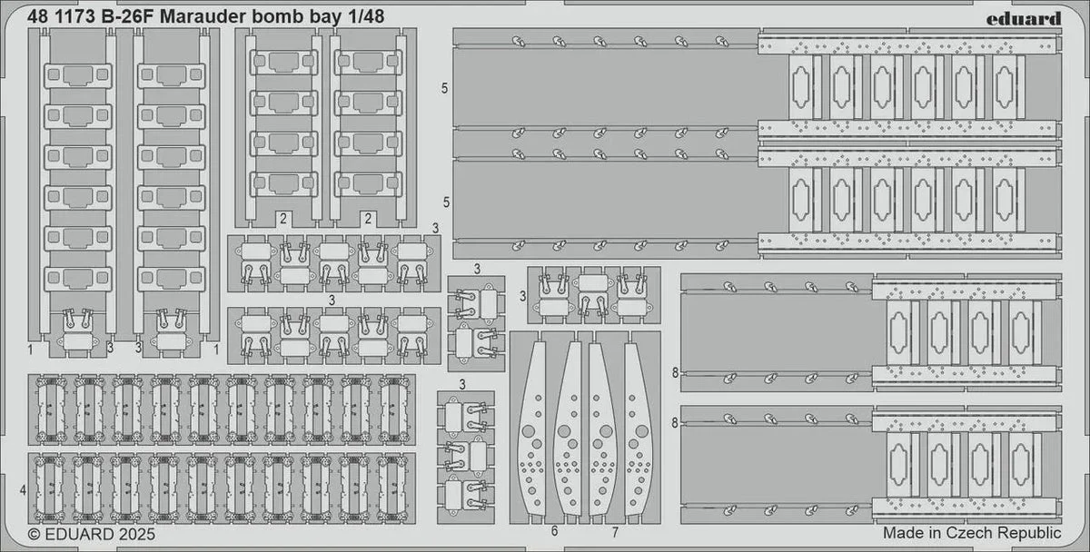 1/48 Eduard B-26F Marauder bomb bay 481173