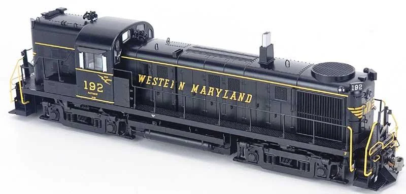 HO Bowser RS-3 Hammerhead Western Maryland Phase 2 Long Hood Cab #194 w/Sound 25463