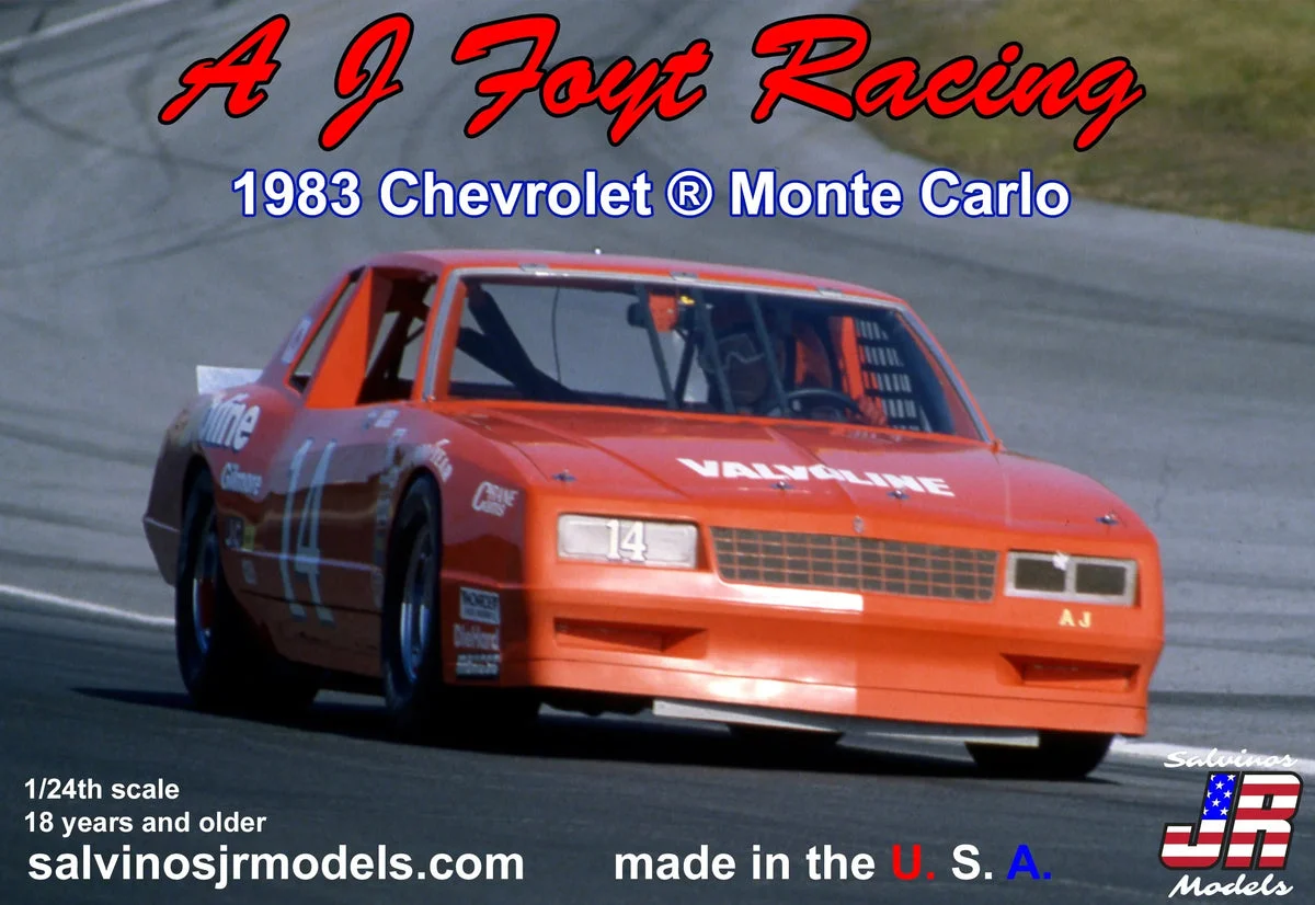 1/24 Salvino AJ Foyt Racing 1983 Chevrolet Monte Carlo 24565 - Salvino JR Models
