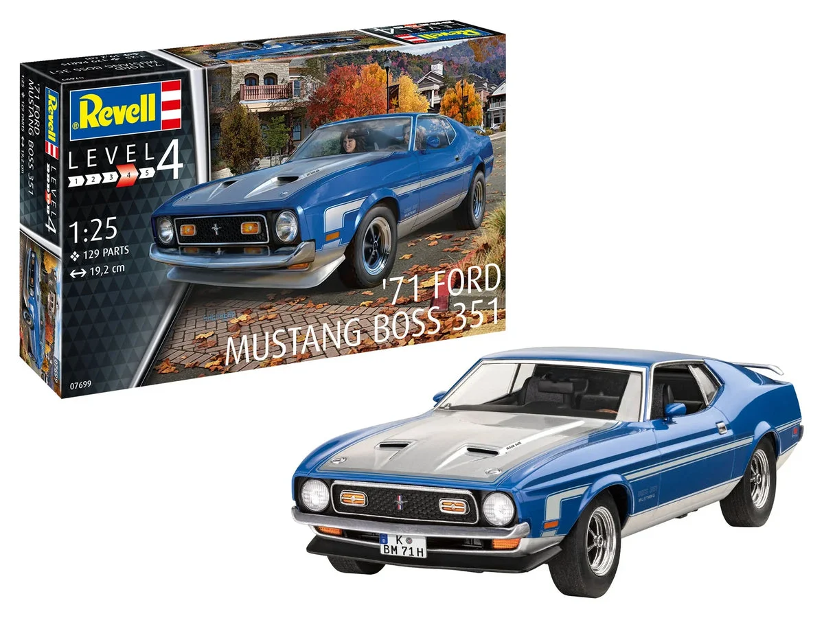 1/25 Revell Germany '71 Ford Mustang Boss 351 07699 - Revell-Germany