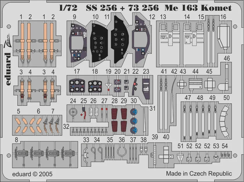 1/72 Eduard Me 163 Komet for ACADEMY SS256