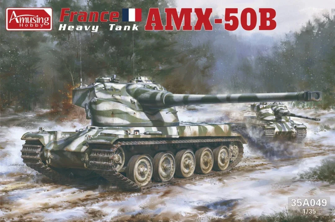 1/35 Amusing Hobby AMX-50B France Heavy Tank 35A049