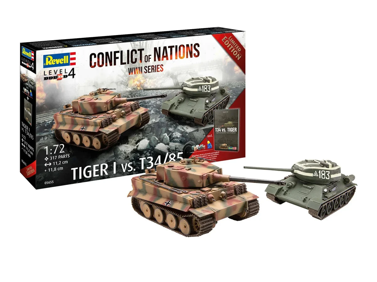 1/72 Revell Germany Geschenkset "Conflict of Nations WWII Series" 05655 - Revell-Germany