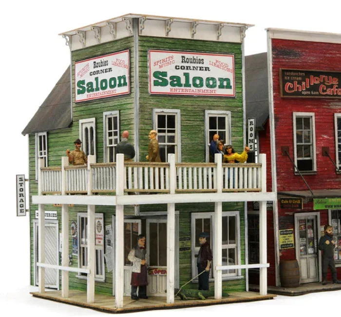 HO Banta Modelworks Roubies Corner Saloon 2111