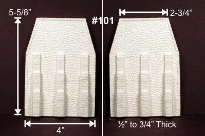HO Monroe Bridge Abutment Field Stone (Pack of 2) #101 - Monroe Models