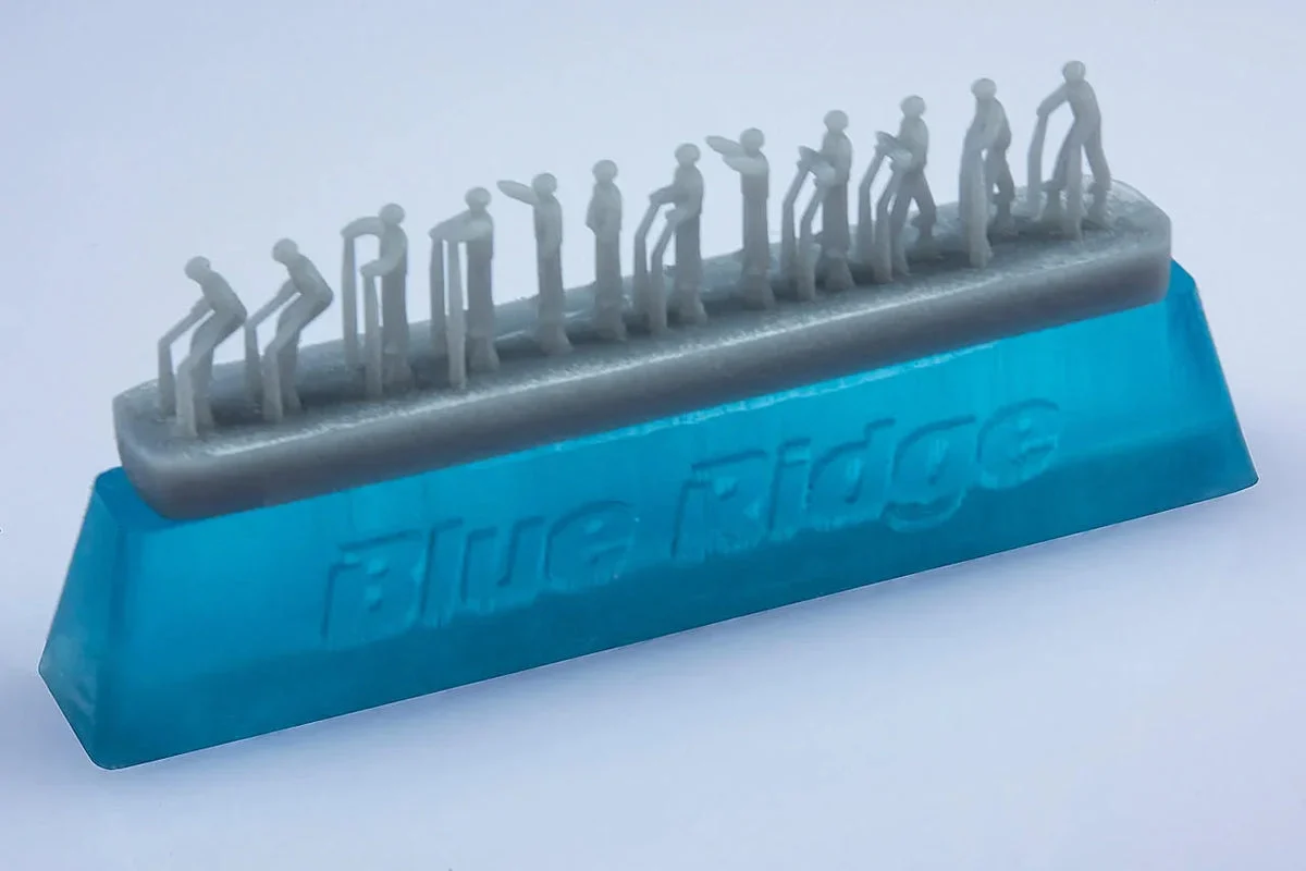 1/700 Blue Ridge Models - FIGURES - USN Standard Gun Crew (x12 crews) - 3D Printed 10022