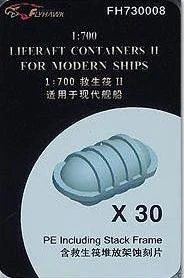 1/700 Flyhawk Photo Etch Liferaft Containers II for Modern Ships (30) 730008 - Flyhawk Models