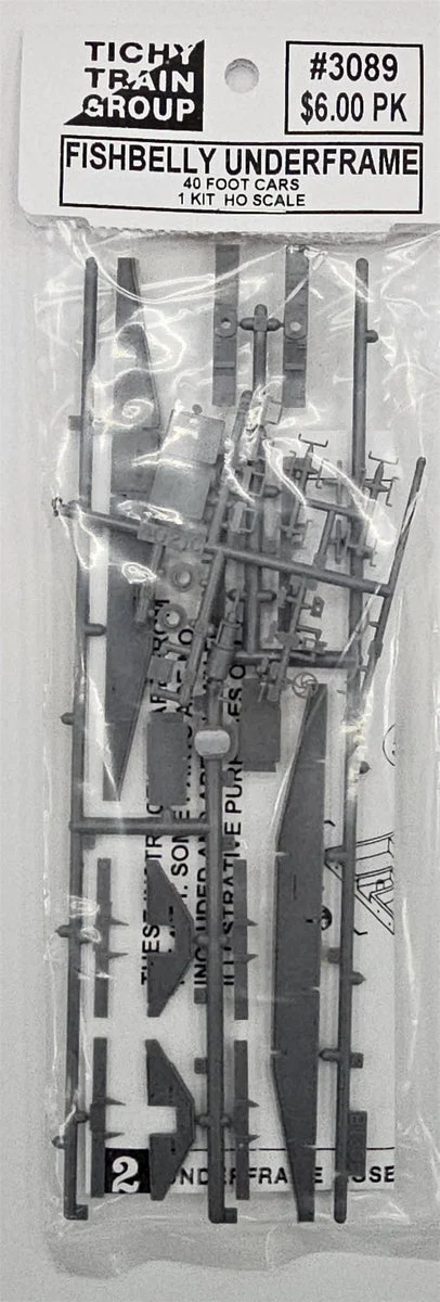 HO Tichy Train 40' Fishbelly Underframe 3089 - Tichy Train Group