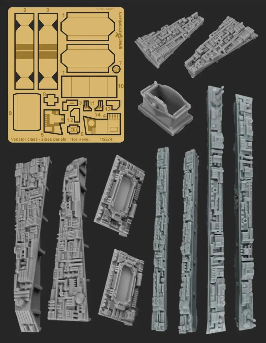 1/2274 Green Strawberry Venator Class - Side Planes 9720