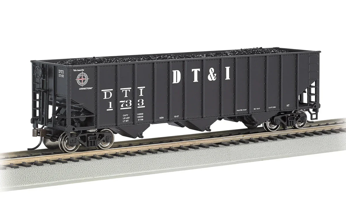 HO Bachmann Bethlehem Steel 100 Ton 3 Bay Hopper - Detroit, Toledo, & Ironton #1733 - 18719
