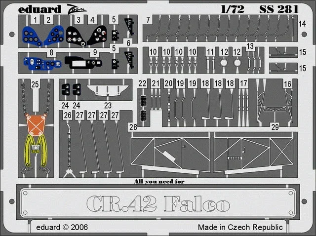 1/72 Eduard CR 42 Falco for ITALERI SS281
